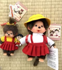 몬치치 × 치비 마루코 짱 * 봉제 인형 세트