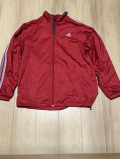 adidas ナイロンジャケット レッドのサムネイル