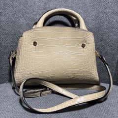 クロコ型押し 2way ショルダーバッグ　値下げのサムネイル