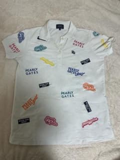 PEARLY GATES ロゴ刺繍ポロシャツのサムネイル