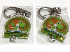 スーパーマリオ×JR九州 ヨッシー アクリルキーホルダーのセットのサムネイル