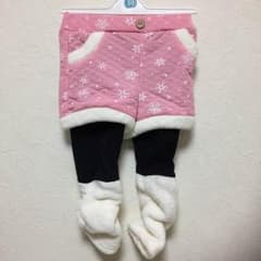 ★うるたん様専用★新品未使用！スパッツ付きパンツ☆西松屋  80サイズのサムネイル