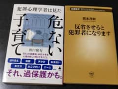 【2冊セット】反省させると犯罪者になります ＆ 犯罪心理学者は見た危ない子育てのサムネイル