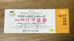 マスターズGCレディースチケットのサムネイル
