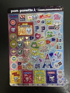 ポムポネット　メゾピアノ　ナルミヤ　キラキラシールセットのサムネイル
