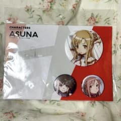 ソードアート・オンライン abec/BUNBUN 個展 缶バッジセット アスナ