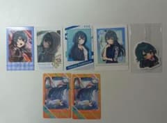 学園アイドルマスター 月村手毬 カード ステッカー 7点セットのサムネイル