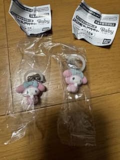 サンリオキャラクターズ ふわふわめじるしアクセサリー マイメロディ2個セットのサムネイル