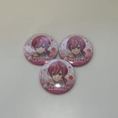 けちゃ AMPTAK×COLORS AGF いちごマイクラ 缶バッジ 3個セットのサムネイル