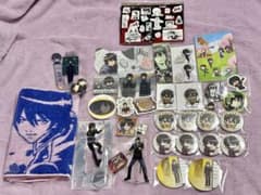 【値下げ相談】銀魂 山崎退 まとめ売り セット 缶バッジ タオル アクスタ 他 値下げ相談可】銀魂 山崎退 まとめ売り セット 缶バッジ タオル