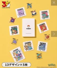 3COINS スリコ ポケモンステッカーセットのサムネイル