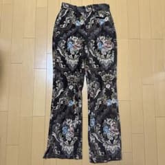 花柄フレアパンツ ハイウエストのサムネイル