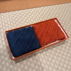 HERMES タオルセット オレンジ ネイビー 楽天市場】☆ラッピング無料☆ エルメス HERMES ビーチ フェイス バス