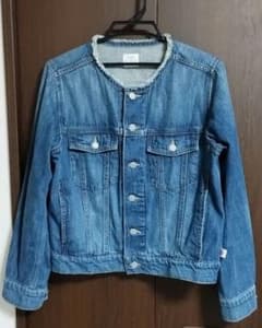 コーエン　デニムジャケット　ノーカラーのサムネイル