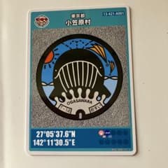 超レア 小笠原マンホールカード ロット006 - メルカリ