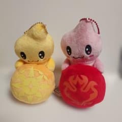 パズドラ みまモフリットマスコット　 ２個セット　イエロー・レッド