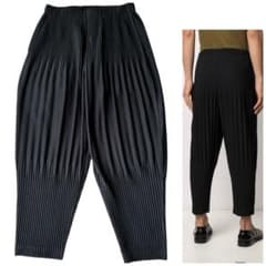 HOMME PLISSE ISSEY MIYAKE 消しプリーツ ワイドパンツ