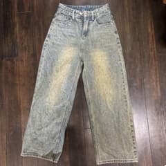 SHAGGIE ラインストーン付きデニム　XSのサムネイル