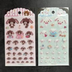 韓国 サンリオ シュガーバニーズ シール ステッカー 2枚セット