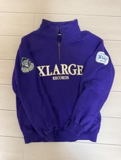 XLARGE ハーフジップ スウェット パープル Sサイズ - メルカリ