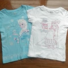 【夏物sale】キッズ　UNIQLO　アナ雪Ｔシャツ　120のサムネイル