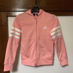adidas フード付きジャージ 140 ピンクのサムネイル