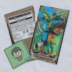 ゴジュウイーグル 禽ちゃん テガソードグリーン アクリルバナーカード&ステッカーのサムネイル