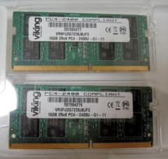 動作OK Viking ECC 32GB DDR4-2400 16GB 2枚 動作OK Viking ECC 32GB DDR4-2400 16GB 2枚 - メルカリ