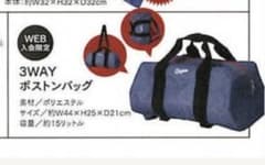 3WAY ボストンバッグ　ドラゴンズ ファンクラブのサムネイル