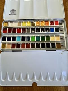 シュミンケ ホラダム 固形水彩絵具 ハーフパン 48色セット - メルカリ