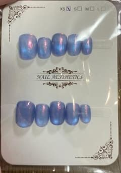 【まとめ買い値引き】ネイルチップ ブルー マグネット 海のサムネイル