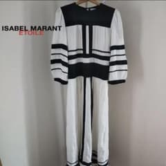 【美品・クリーニング済】イザベルマラン カラーブロックマキシ丈ワンピースのサムネイル