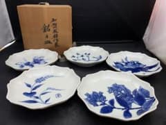 加賀友禅作家 銘々皿　5枚　器　共箱付き 加賀友禅作家 銘々皿 5枚 器 共箱付き - メルカリ