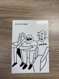長場雄イラスト ステッカー A PIECE OF PAPERのサムネイル