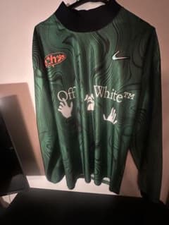 Nike Off-White™ ロングスリーブジャージ グリーン - メルカリ