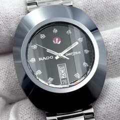 純正ブレス メンズ 稼働】RADO ダイヤスター 11P カットガラス 超硬