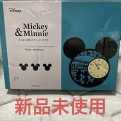 Disney Mickey & Minnie Silhouette Clock - メルカリ