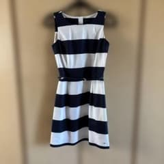TOMMY HILFIGER ボーダー ノースリーブワンピースのサムネイル