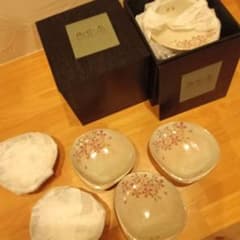 撫松庵 緋桜 貝型桜小皿 揃え 木箱入り5枚入りx2箱セット - メルカリ