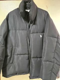 US POLO ASSN. 블랙 다운 재킷 L 사이즈
