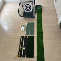 ゴルフ練習セット ネット パターマット 練習マット　トレーニングボール他のサムネイル