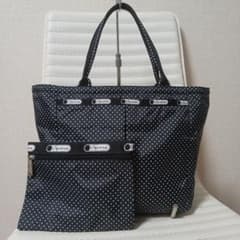 未使用✨レスポートサックポーチ付ドットトート 3454 - メルカリ