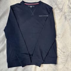 TOMMY HILFIGER クルーネック スウェット ネイビー Lのサムネイル