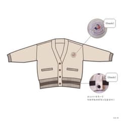 にじさんじ 学園ゔぉるたくしょん カーディガン ヴォルタクション