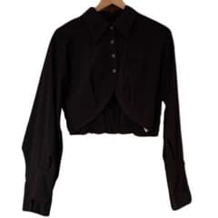 Dawn HAORI SHIRT BOLERO ブラック ¥24,200 DAWNダン No.104 HAORI SHIRT BOLERO - メルカリ