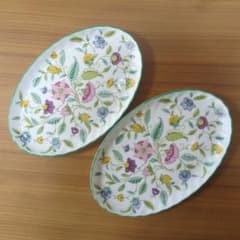 MINTON ミントン HADDON HALL オーバルプレート 2枚セット - メルカリ