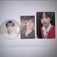 BTS JIN ジン トレカ 缶バッジ - メルカリ