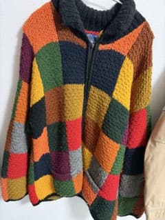 ARTESANIA ハンドニット パッチワーク ジップニットのサムネイル