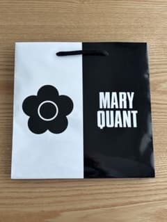 MARY QUANT ショップ袋 中型 モノクロ花柄のサムネイル