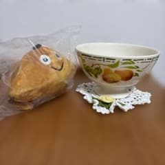 コントワール・ドゥ・ファミーユ カフェオレボール♡赤いベリーのボウル3個セット フランスから届いたコントワール・ド・ファミーユのチェリー柄のカフェ